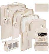 KIT 10 Necessaire Feminina Organizador de Malas para Viagem: Kit Completo de Organização - Inclui...