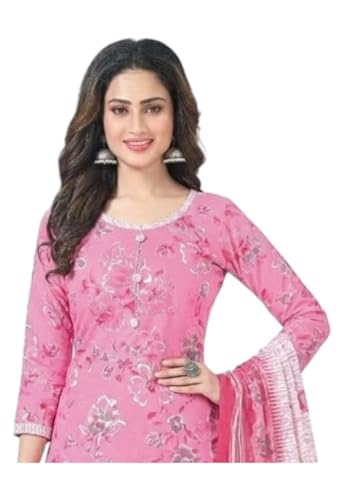 Image of Yashika Unstiched Crepe dress materials | Crepe Salwar Suit for women with dupatta | suit material for women unstitched