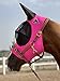 TGW RIDING Horse Fly Mask, Fly Mask with Ears Extra Comfort Lycra Grip Soft Mesh Horse Fly Mask with Ears (L, Pink)