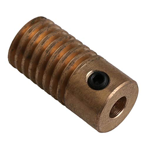 Image of 0.5 Modulus Brass Reducer 20 T Wore Gear Wheel + 4mm Bore Gear Shaft