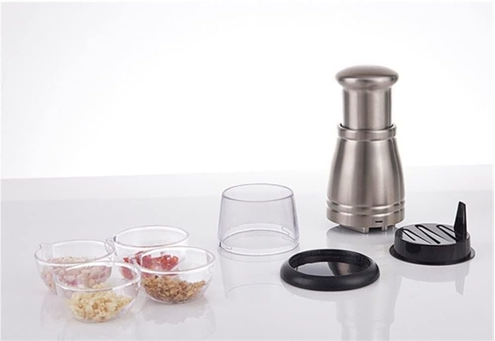High Effective Garlic Press ，Garlic Press Manual Hand Chopper Onion Garlic Mincer Pressing Vegetable Fruit Cutter Slicer Garlic Mincer Crusher