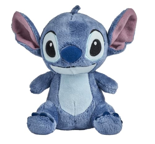 Simba Toys Disney Stitch Mini Plüschfigur ca15cm superweicher Begleiter mit großen Augen geeignet ab den ersten Lebensmonaten passendes Geschenk für kleine Disney Fans zum Kuscheln