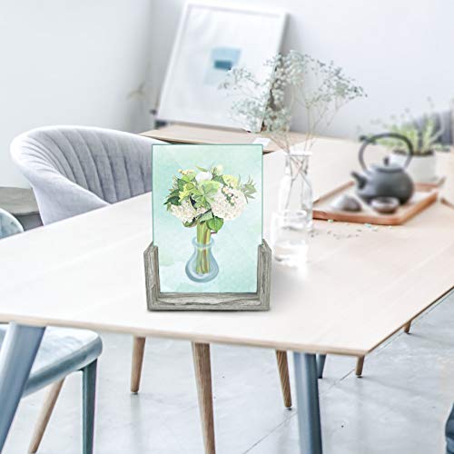 5x7 Photo Picture Frames Glass Set, Frameless Tempered Glass Picture Frame Tabletop Display 5x7 Photograph Home Decor, 2 Packs - Thumbnail 3
