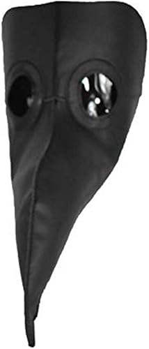 Miniatura 5 de Máscara de médico de la peste victoriana, pico de pájaro, nariz larga, accesorio para disfraz steampunk de Halloween