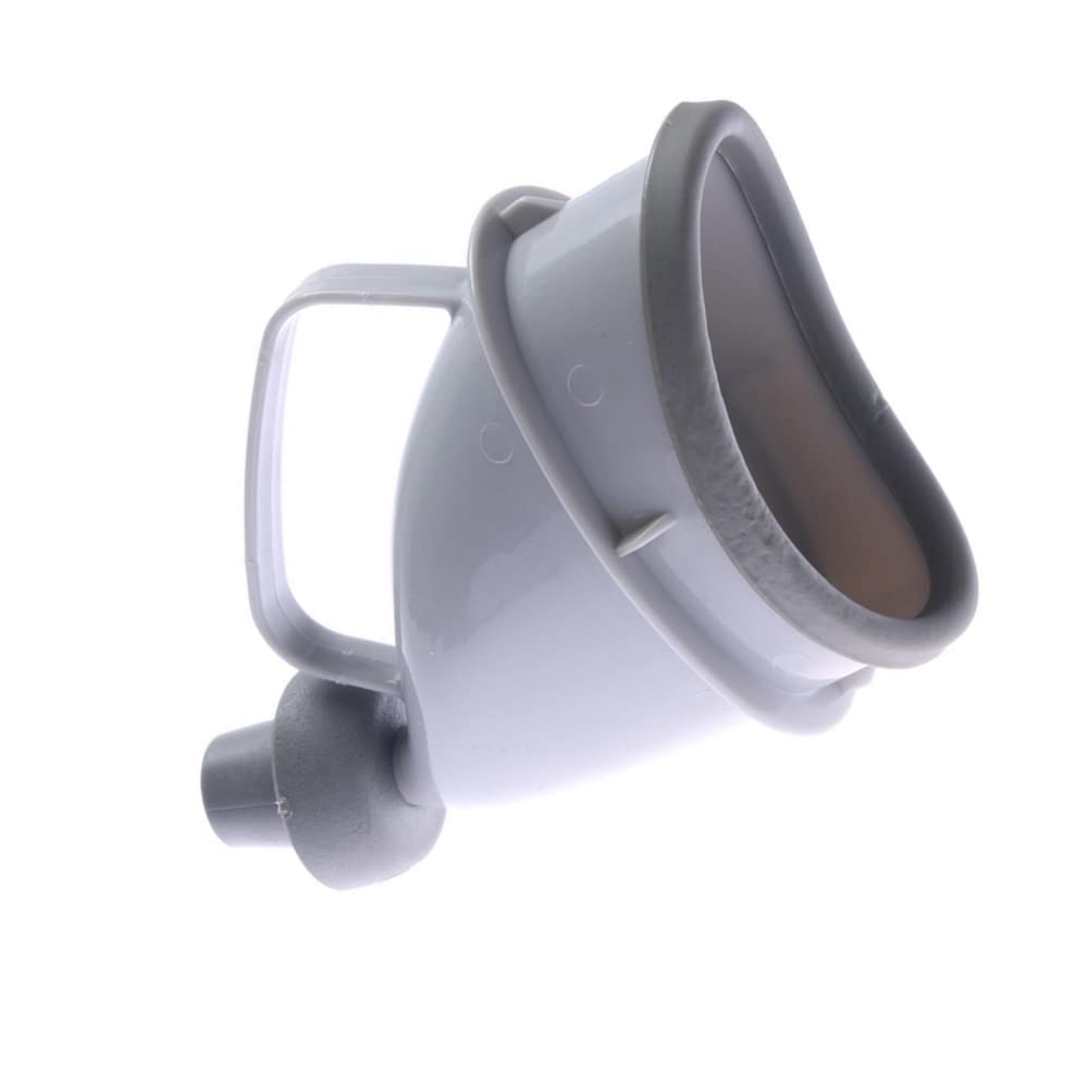 diyfixlcd Unisex Urinal Portable Pee Funnel Device, Plastic Travel Emergency Mobile Toilet Reusable Sitting Standing Urination with Spout for Camping Hiking Car Travel Outdoor Activities Male Female