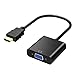 Produktbild HDMI auf VGA Adapter für Chromebooks, Laptop, Computer, Beamer, HDTV, Full HD Video Return 1080p, langlebiger vergoldeter Stecker