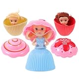 3pcs Cupcake Princess Doll Magic Toys for Baby Girls Random Color