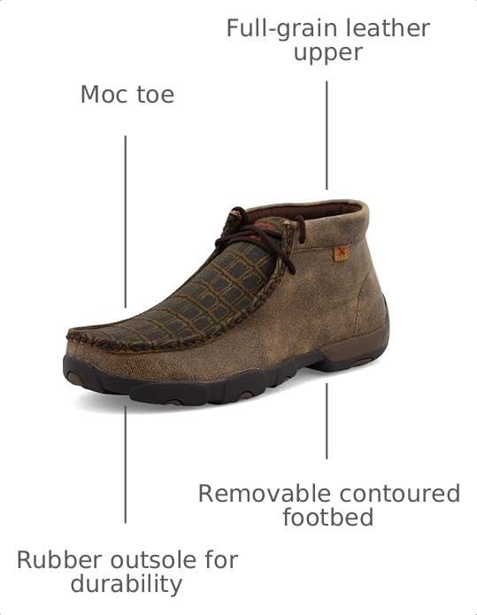 Image of Twisted X Men's Chukka Driving Moc Boot