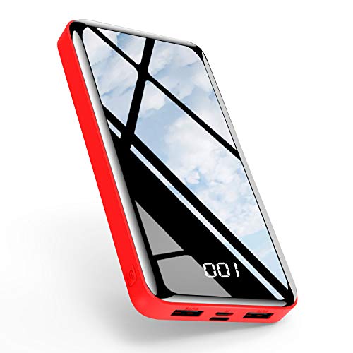 Horcolモバイルバッテリー 26800mAh 大容量 2.1A 急速充電type-c Micro 2つ入力ポート2USB出力ポート LCD残量表示 持ち運び便利 携帯充電器 PSE認証済iPhone/iPad/Android機種対応