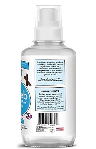 Dental Wipes, Spray and Water Additive for Dogs and Cats That Helps Remove Plaque Tartar Buildup Calculus, Bad Breath,Tooth Decay & Gingivitis (Dental Spray (8 Oz)) - Thumbnail 3