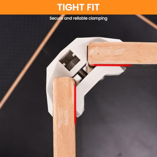 Image of Serplex 4Pcs 90-Degree Nylon Furniture Connector Brackets, Quick-Release