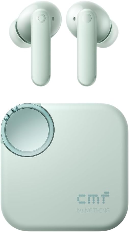 CMF Buds 2 Wireless Earbuds, 2025New Bluetooth Headphones with 48dB Hybrid ANC, Ultra Bass Technology Active Noise Cancellation Earphones, 55H Playtime, 6HD Mics, ChatGPT Integration Light Green : Everything Else