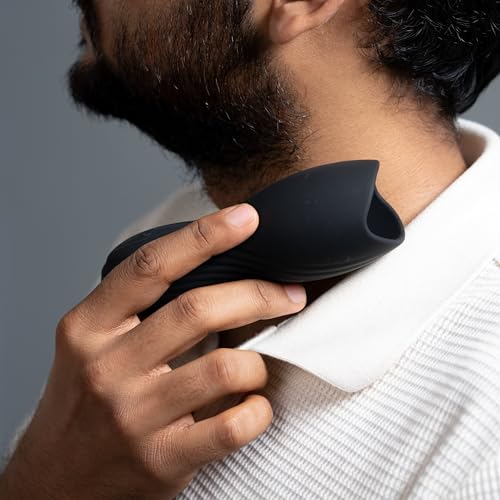 Image of Peppy Puc Full Body Massager for Men | Stress Relief | Waterproof | Electric Massager | 101 Days Warranty, Black