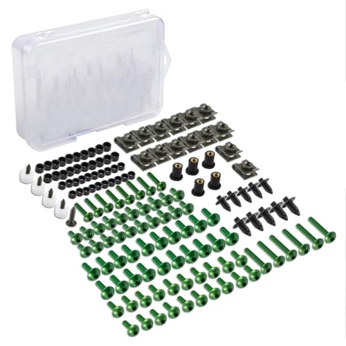 Motorrad Schrauben Kit Kompatibel Mit Yamaha Für YZF-R1 1998–2019 Für YZF-R3 2015–2019 Für YZF600R 2006 2007 Sortimentssatz Für Motorradmaschinenschrauben