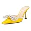 Yellow Colorful Patent Leather