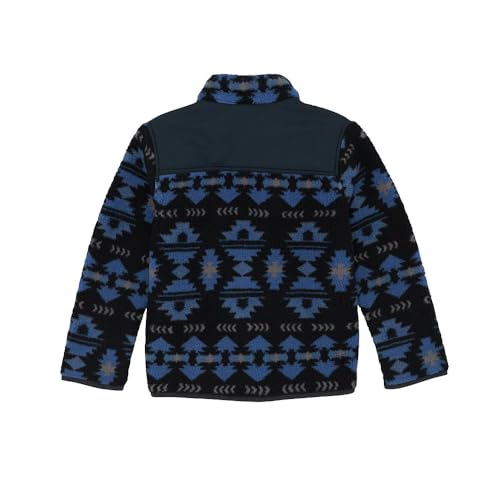 Wrangler Boy's Federal Blue Full Zip Sherpa Jacket2