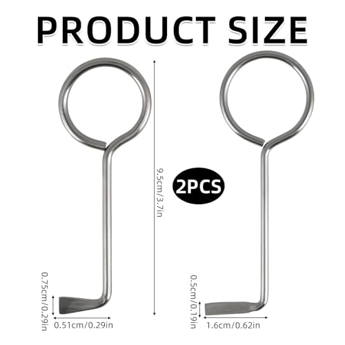 2 Stück BuntbartschlüSsel,UniversalschlüSsel Dietrich Set Profi, Dietrich, ZimmertüR, öFfnet Nahezu Jede TüR, TüRöFfnungswerkzeug Lockpick, Lock Picking Tool Set Dietrich SchlüSsel für Schrank