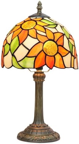Tiffany Lamp Stained Glass lamp Small Bedside Table Lamps for Liv...