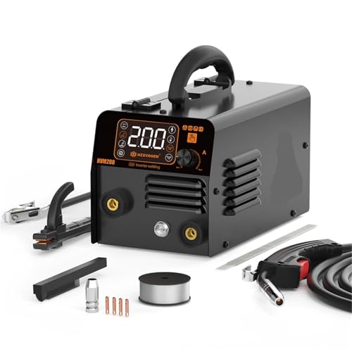 Półautomatyczna spawarka 3 w 1 MMA/MIG/Lift TIG, spawarka inwerterowa Synergy Tools, sprzęt do spawania bezgazowego HVM200(HVM200)