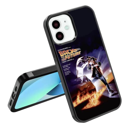 Phone Case Cover Compatible with iPhone SE 7 8 X XR 11 12 13 14 15 16 16E Plus Mini Pro Max Back to Silicone The Style Future Shockproof Black