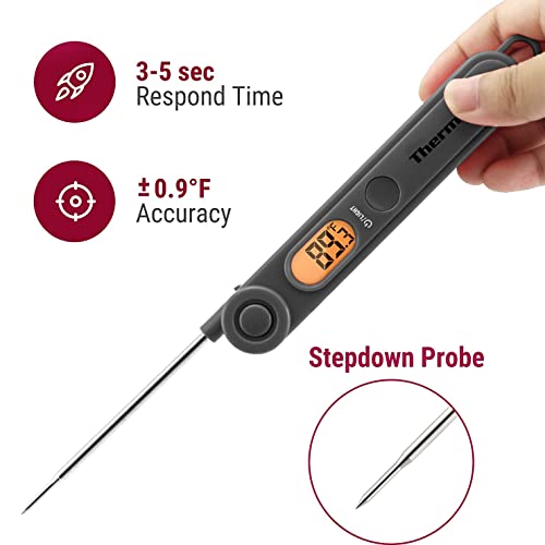 ThermoPro TP03B Digital Instant Read Meat Thermometer Kitchen Cooking Food Candy Thermometer with Backlight and Magnet for Oil Deep Fry BBQ Grill Smoker Oven Thermometer ThermoPro TP03B Digital Instant Read Meat Thermometer Kitchen Cooking Food Candy Thermometer with Backlight and Magnet for Oil Deep Fry BBQ Grill Smoker Oven Thermometer