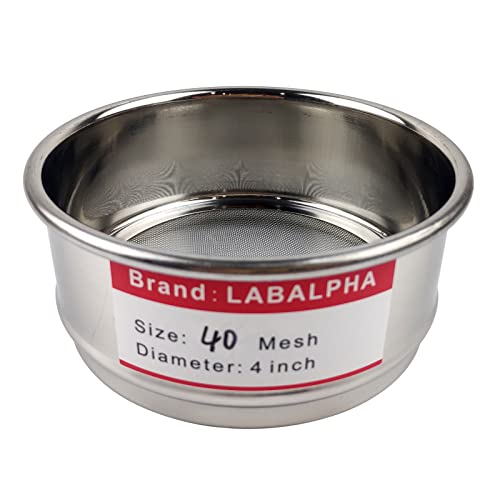 Tamis de laboratoire #40 LABALPHA anti-blocage en acier inoxydable 304