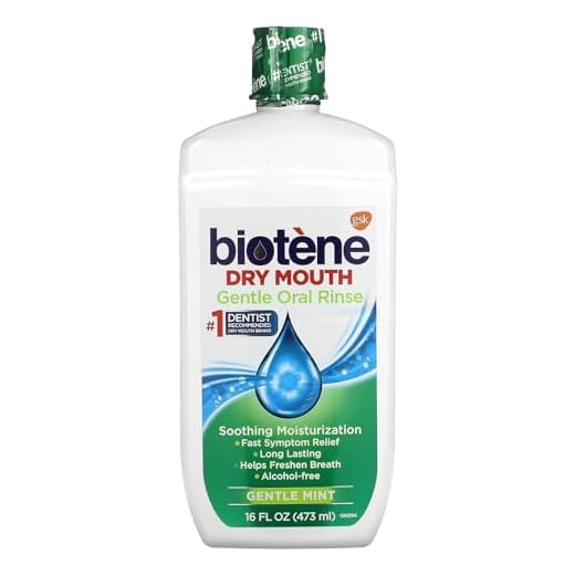 Biotene Mild Mint Moisturizing Gentle Oral Rinse, Alcohol-Free, for Dry Mouth, 16 ounce