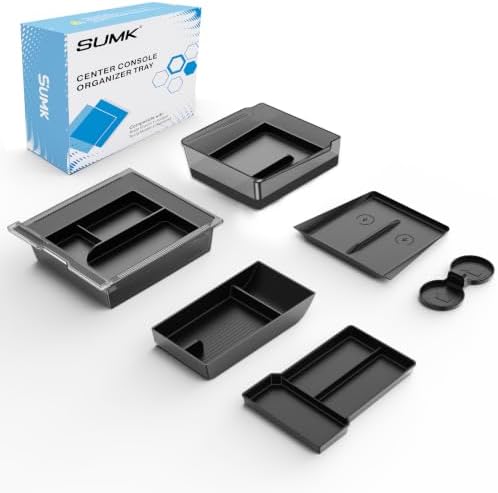 8PCS Center Console Organizer Tray for Tesla Model Y Juniper 2026...