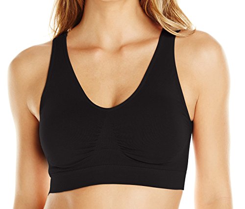 Cabales Women's Seamless Bras for Yoga Fitness Running Workout Low Impact Sports Bras with Removable Pads2