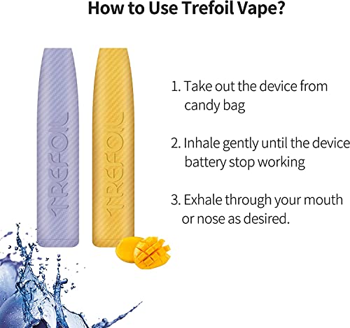 Pack-of-10-Disposable-Vape-PensPrefilledFruit-Flavours-600-PuffsNo-Nicotine