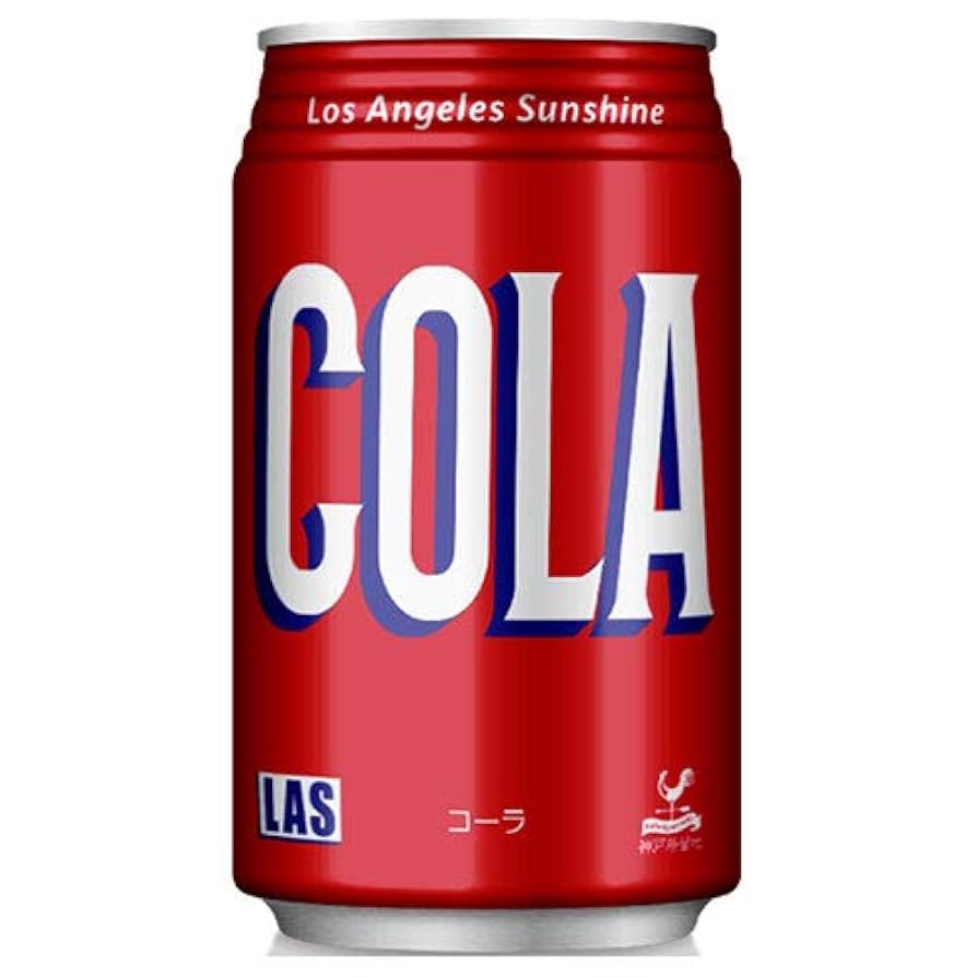コーラ大好きマン Amazon | 富永貿易 神戸居留地 Lasコーラ 350ml缶×24本入×(2