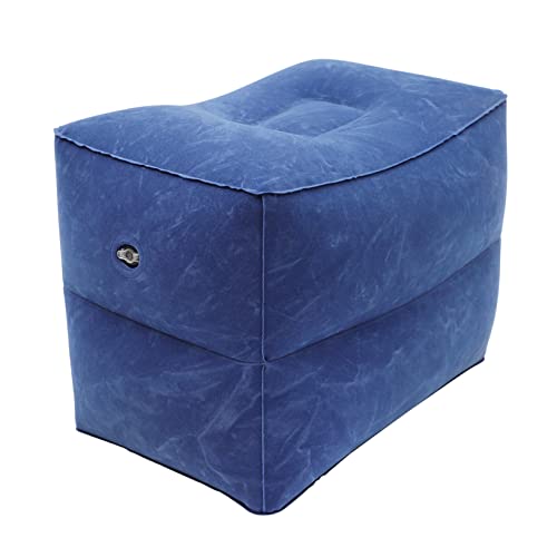 AUTSUPPL PVC Flocking Material Safe Boys and Girls Airplane Pillow Travel Foot Rest Pillow Airplane Bed