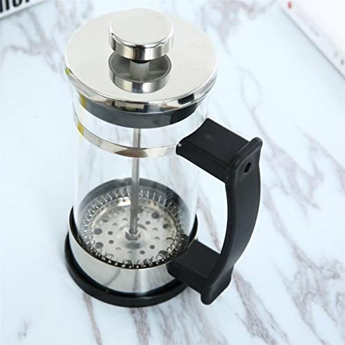 TATBUL cafetera Cafetera de Vidrio de Acero Inoxidable, Tetera, Filtro de té y café, máquina de café Espresso Manual de… - Imagen 5