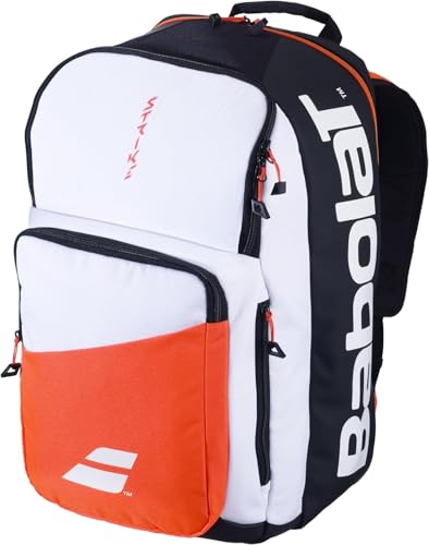 Babolat Pure Strike 4th Gen Tennis Backpack, White/Black/Red
