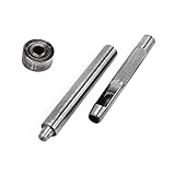 Duraderas y resistentes: estas herramientas de mano están hechas de acero que las hace fuertes, resistentes y duraderas. Fácil de usar en materiales resistentes como cuero y mezclilla y ofrece una mayor durabilidad. Material resistente al óxido y duradero que hace que estas herramientas sean para un uso prolongado