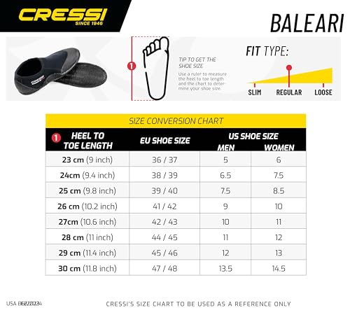 Image of Cressi Baleari MD PHS, Black /Black, 5