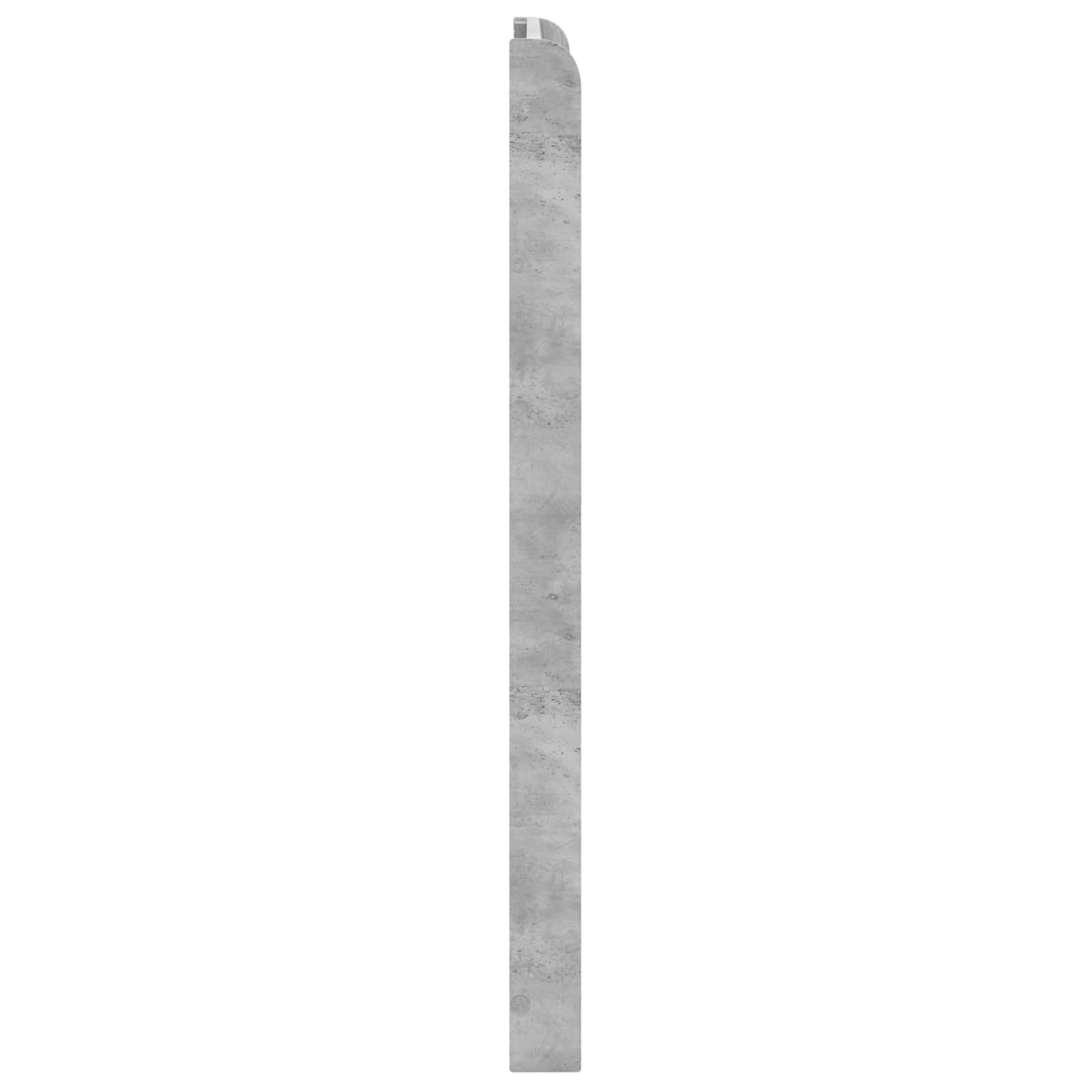 Tête de lit en bois gris béton 87 x 7 x 100 cm