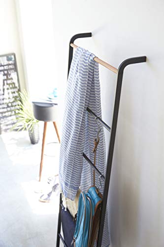 YAMAZAKI home Leaning Ladder Rack, Black