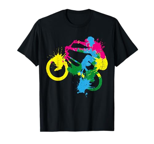 Vélo BMX Vintage Fans Cadeau Garçons Jeunesse Vélo BMX T-Shirt