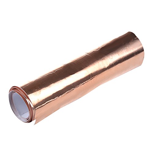 copper foil tape - TOOGOO(R) Copper Foil Tape Shielding Sheet 200 x 1000mm Double-sided Conductive Roll