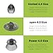 Phonak Hearing Aid Domes,20 pcs Phonak Power 4.0 Dome Hearing Aids Domes for Phonak Audeo Marvel Paradise Lumity Accessory Large (0.51 inch=13mm)