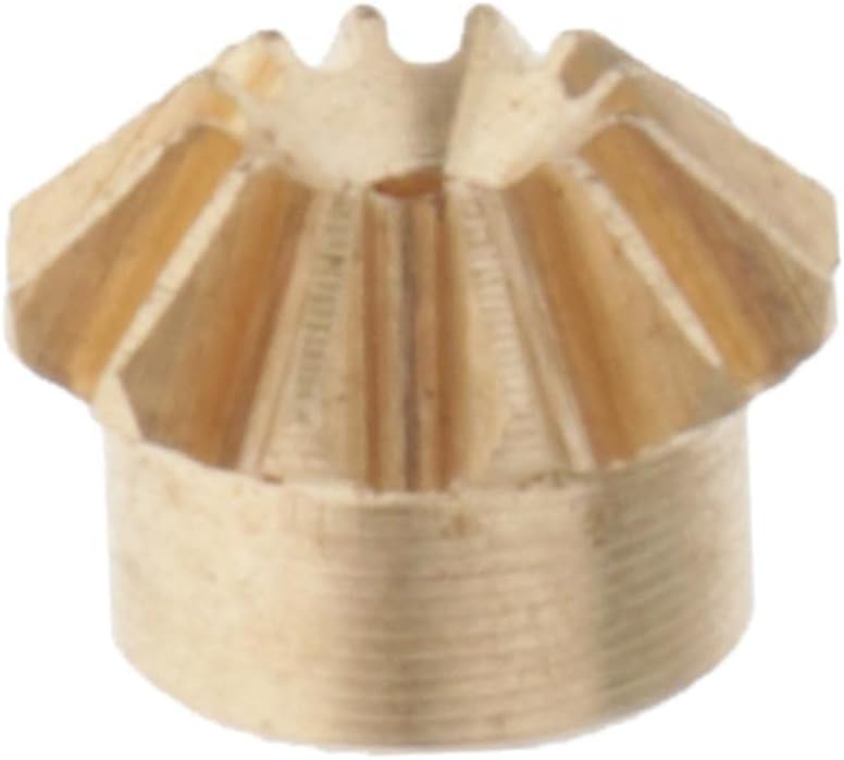 0.4 Modulus Brass Bevel Gear 12 , 1mm Inner Hole Dia. 3mm Height
