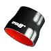 Upgr8 Universal 4-Ply High Performance Straight Reducer Coupler Silicone Hose (3.0"(76MM) to 3.5"(89MM), Black)