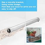 No Mess Bird Feeder, Acrylic Automatic Seed Container, Parrot Food Holder, Bird Feeder for Cage, Suitable for Small to Medium Birds
