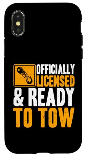 Tow Truck Driver Wrecker Officially licensed & ready to tow �X�}�z�P�[�X iPhone X/XS �p