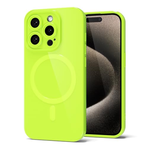 Coque iPhone 15 Pro Max silicone MagSafe antichoc et rigide fine transparente