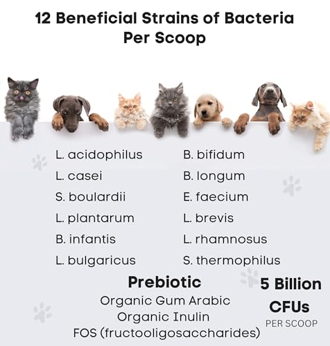 Beef & Chicken Bone Broth with Probiotic & Prebiotic | For Dogs & Cats | Gut Health, Hip & Joint, All Ages & Breeds | High in Collagen 70 Servings - 5