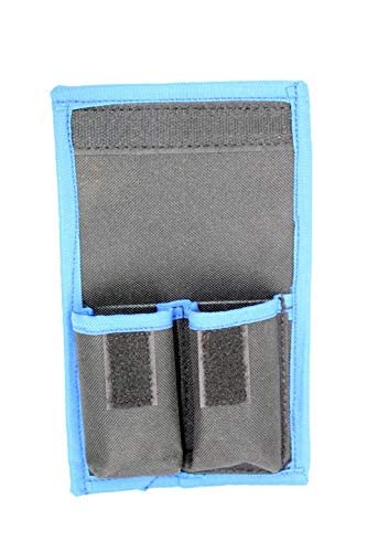 Image of MILLETS DSLR Battery Case Holder Storage Bag (2 Pocket) for AA /AAA Battery and Compatible with LP-E6 LP-E8 LP-E10 LP-E12 Battery, EN-EL14 EN-EL15 Battery, NP-FW50 NP-F550 Battery