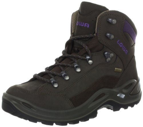 Lowa Women's Renegade GTX Mid Hiking Boot,Slate/Eggplant,11 M US