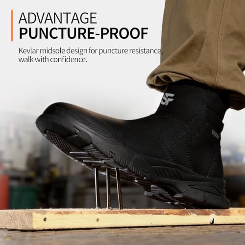 SFSDOUN Fireproof Steel Toe Welding Boots